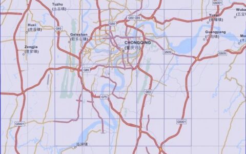 城市：天际线 重庆地图|