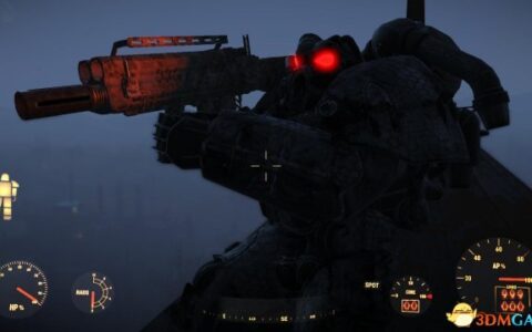 辐射4 蟒蛇迷彩纹理火箭发射器|