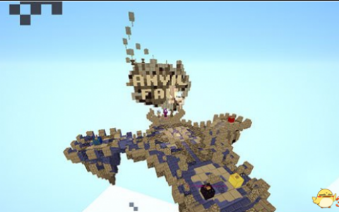 我的世界 v1.10.2铁砧瀑布跑酷地图