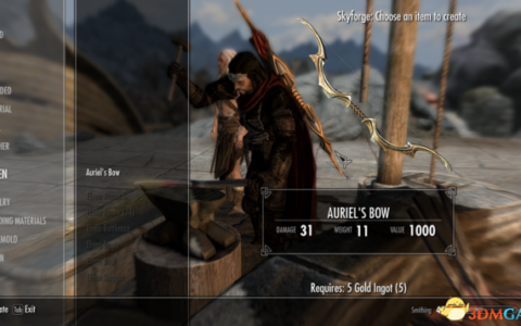 上古卷轴5：天际重制版 奥瑞尔之弓4K材质|