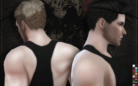 模拟人生4 阳刚男士短发|