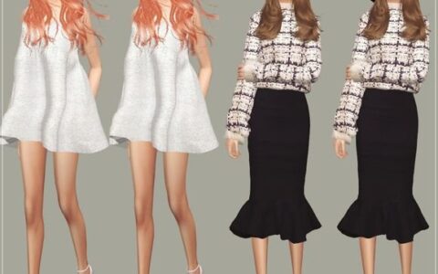 模拟人生4 洋装小帽子|