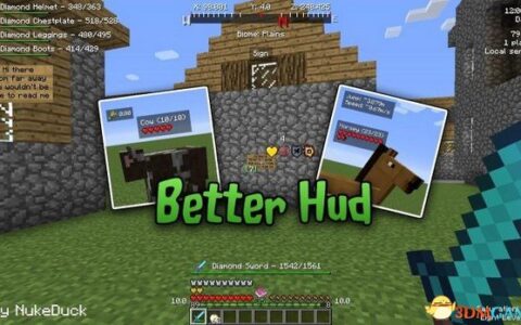 我的世界 HUD信息显示|