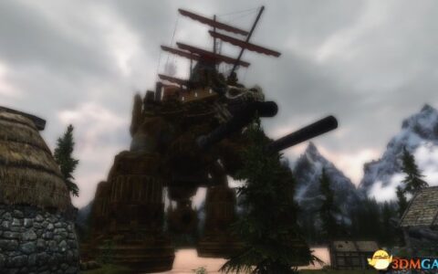 上古卷轴5 矮人潘多拉战舰|