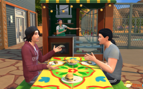 模拟人生4 都市小吃摊免费请人|