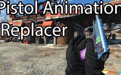 辐射4 不一样的手枪动画|