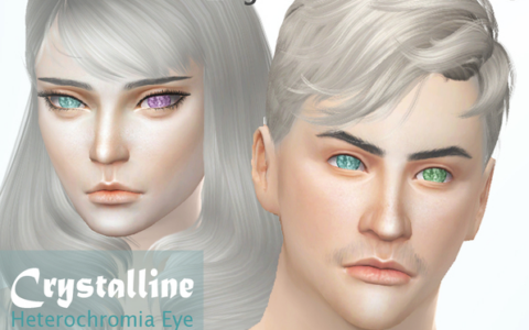 模拟人生4 结晶宝石效果眼睛美瞳|