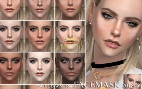 《模拟人生4》MOD|女性脸部肤色修改|