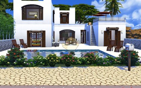 《模拟人生4》MOD|希腊风格住宅|