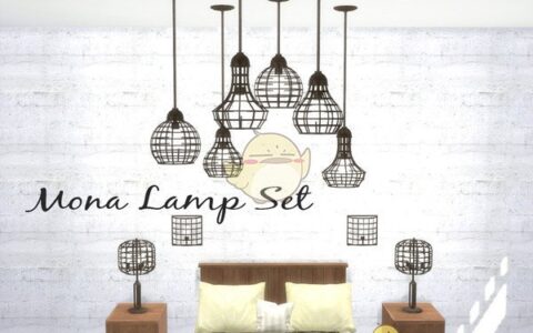 《模拟人生4》MOD|时尚吊灯|