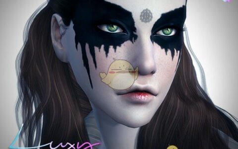 《模拟人生4》MOD|暗黑系眼妆|