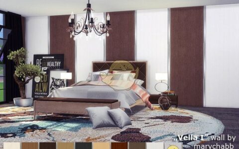 《模拟人生4》MOD|时尚艺术风墙面|