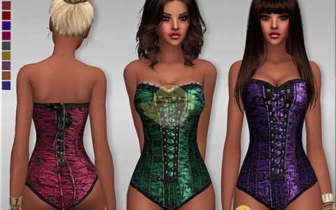 《模拟人生4》MOD|女性紧身束身衣|