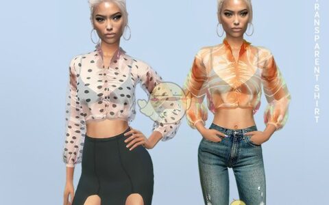 《模拟人生4》MOD|女性性感透明上衣|
