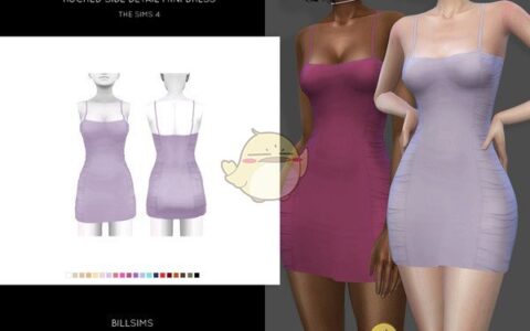《模拟人生4》MOD|吊带紧身迷你裙|