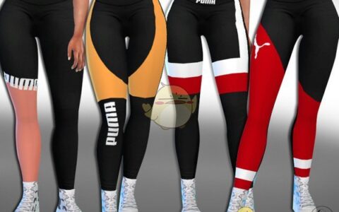 《模拟人生4》MOD|女款运动紧身裤|