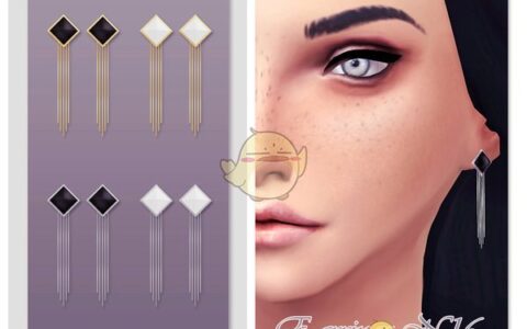 《模拟人生4》MOD|精致流苏耳环|