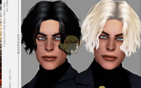 《模拟人生4》MOD|男性帅气卷发|