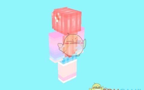 《我的世界》MOD|粉色和服少女皮肤|