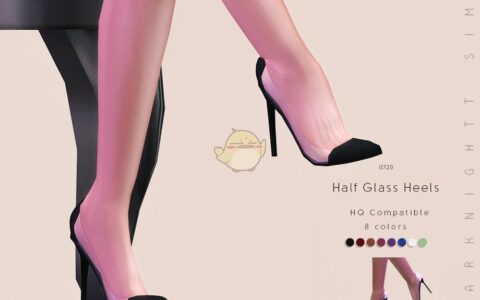 《模拟人生4》MOD|半玻璃高跟鞋|