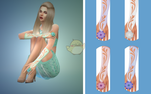 《模拟人生4》MOD|美丽雏菊手套|