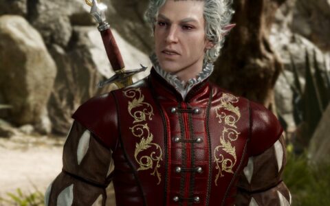 《博德之门3》MOD|金红Astarion服装外观|