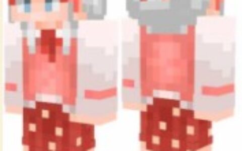 《我的世界》MOD|草莓裙少女皮肤|