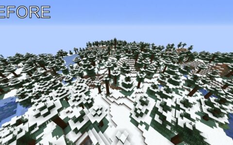 《我的世界》MOD|1.19.2树下积雪|