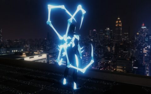 《漫威蜘蛛侠：重置版》MOD|蜘蛛腿蓝色mod