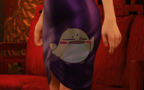 《最终幻想7：重制版》MOD|紫色晚礼裙紫指甲的杰西|