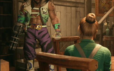 《最终幻想7：重制版》MOD|巴雷特绿色天野服装|