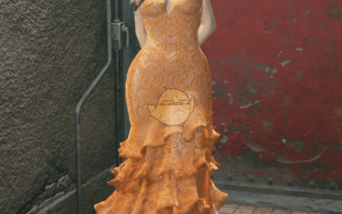 《最终幻想7：重制版》MOD|穿咖啡色无袖婚纱短裙的红丝袜爱丽丝|