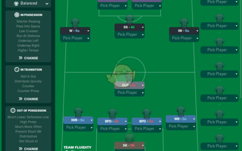 《足球经理2023》MOD|4132Two Different Philosophies MLDV战术|