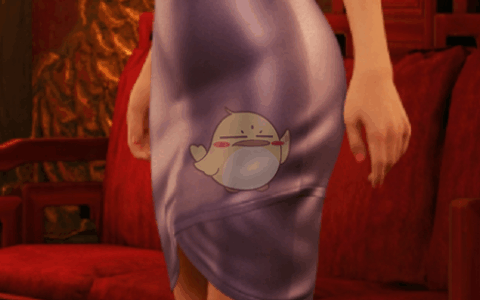 《最终幻想7：重制版》MOD|正红美甲的粉紫礼裙npc杰西|