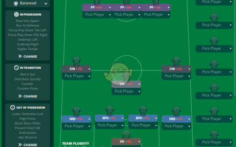 《足球经理2023》MOD|galapagos战术|