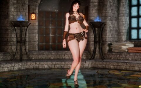 《上古卷轴5：天际重制版》MOD|奥丁神叛默认内衣|