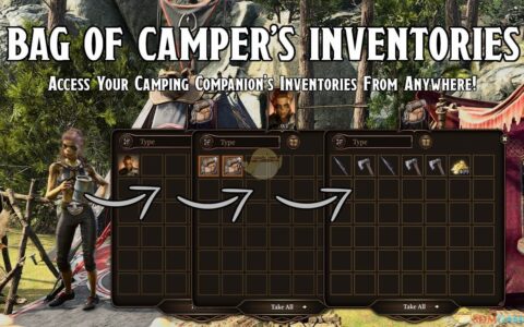《博德之门3》MOD|在营地队友的背包|