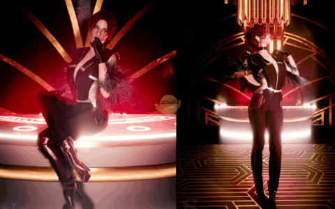 《赛博朋克2077》MOD|穿紫色现代银扣服装的V EBB |