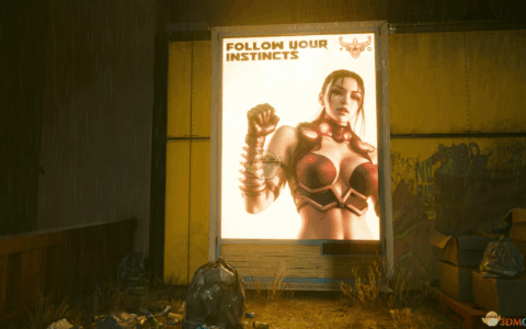 《赛博朋克2077》MOD| 健身广告RED版|