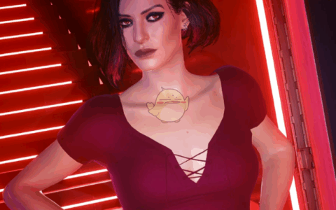 《赛博朋克2077》MOD|红色可爱短T Solo Ultimate |