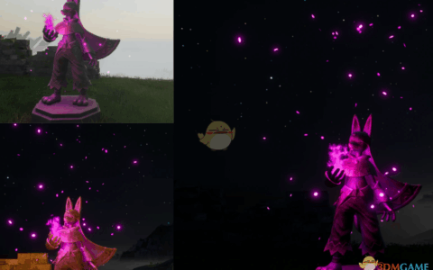 《幻兽帕鲁》MOD|发光的力量神像|（粉红光效）