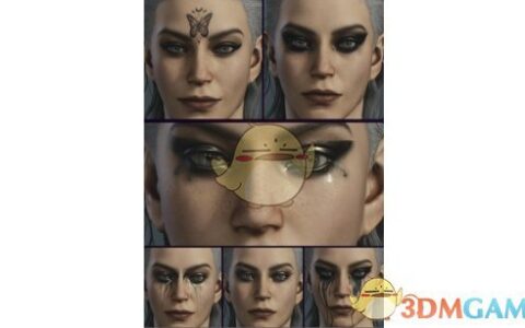 《龙之信条2》MOD|深色妆容|