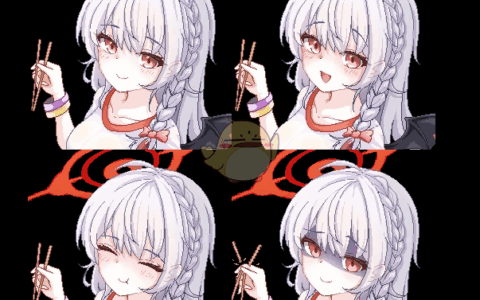 《星露谷物语》MOD|蔚蓝档案黑馆晴奈的人像和模型|