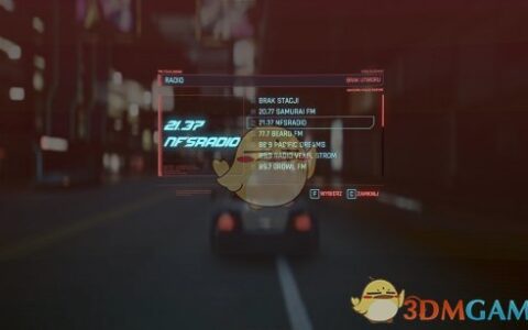《赛博朋克2077》MOD|NFSHeat电台2137 RadioExt|