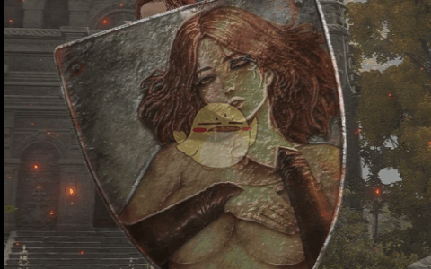 《艾尔登法环》MOD|熨斗形盾性感梅玲娜图案|