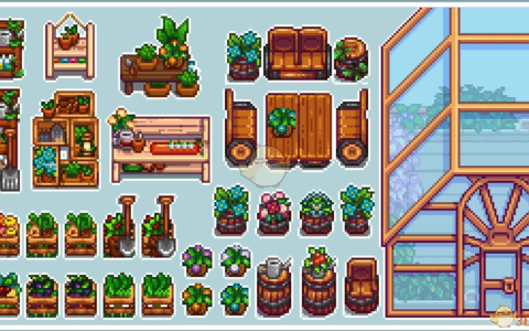 《星露谷物语》MOD|HxW温室家具|