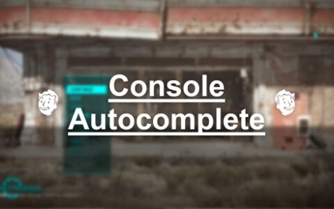 《辐射4》MOD|控制台命令自动完成插件|