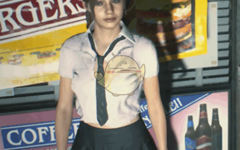 《生化危机2：重制版》MOD|克莱尔女学生JK服饰|