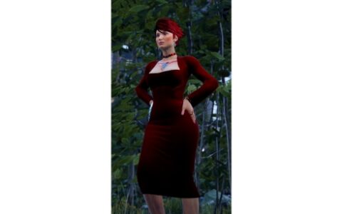 《赛博朋克2077》MOD|Dongtan连衣裙|