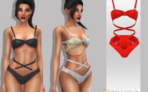 《模拟人生4》MOD|性感吊带泳装|